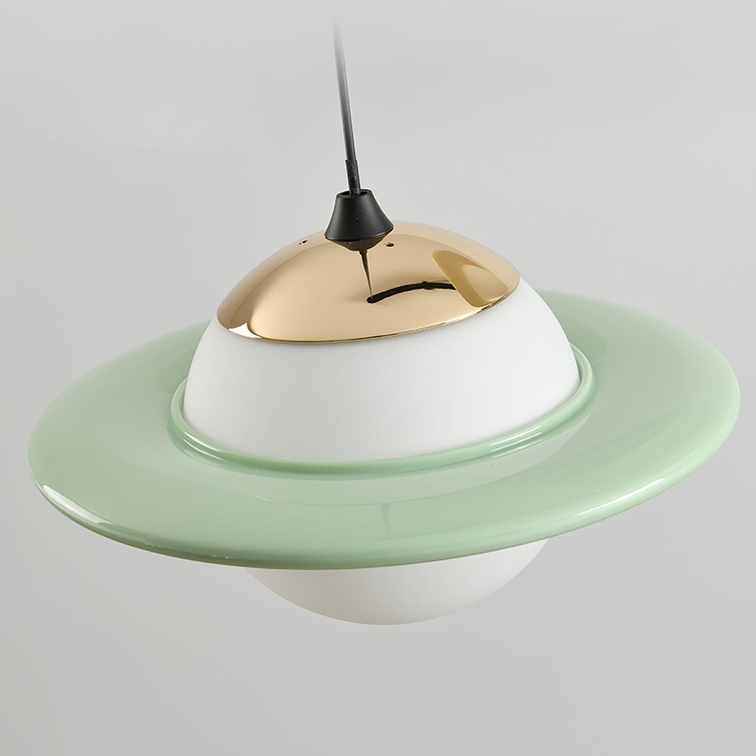 Romantic Saturn Planet Pendant Lamp for Bedroom K656