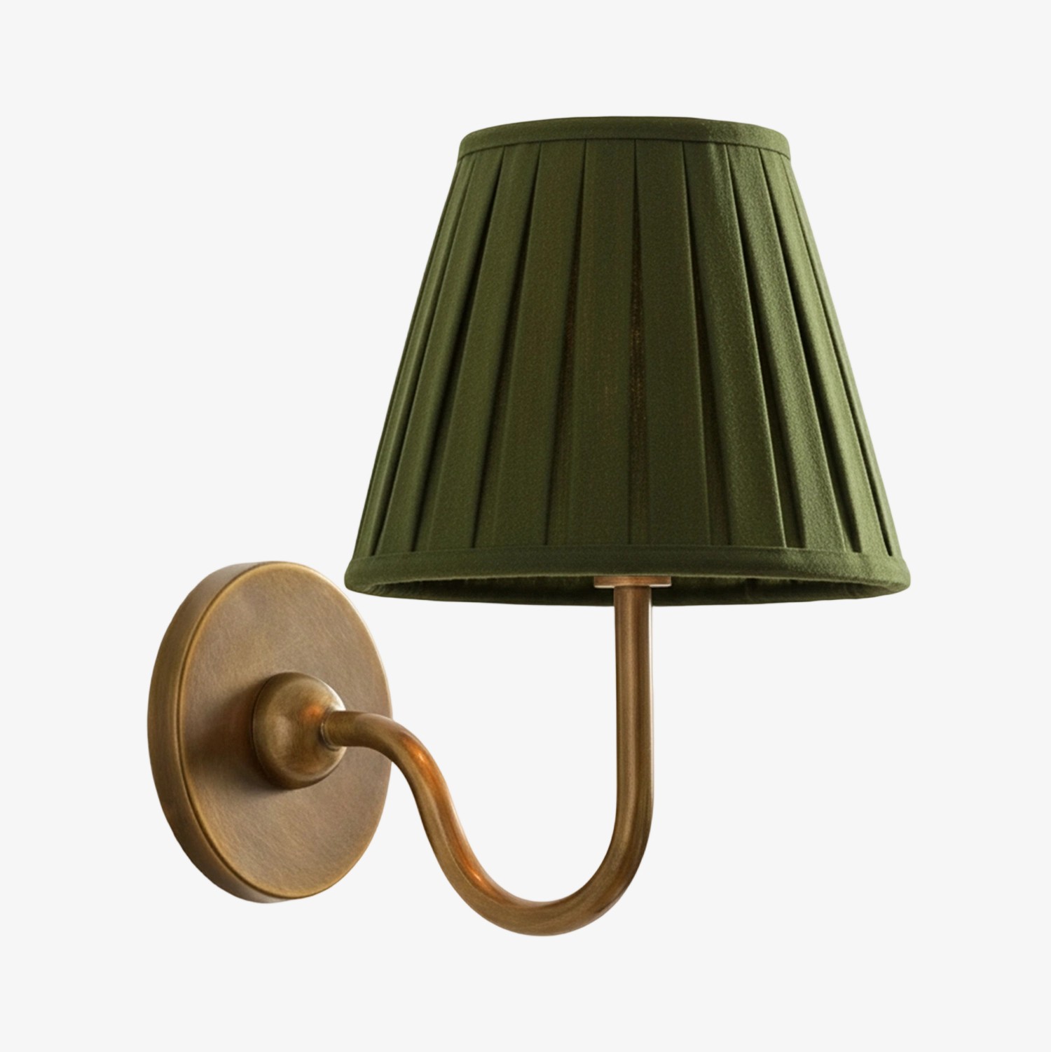 Luvora Pleated Fabric Shade Wall Sconce – Modern Classic Indoor Lighting K1306