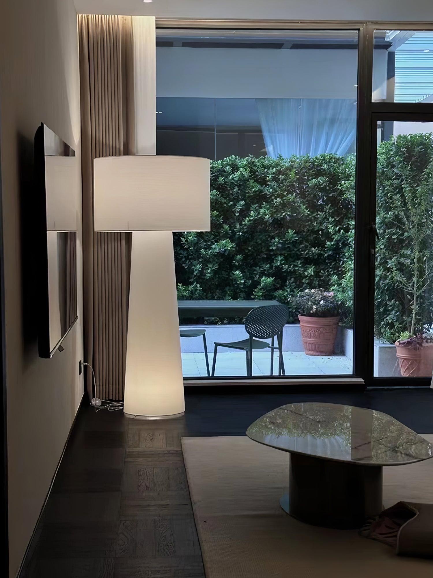 Column Fabric Floor Lamp Suitable For Living Room K328