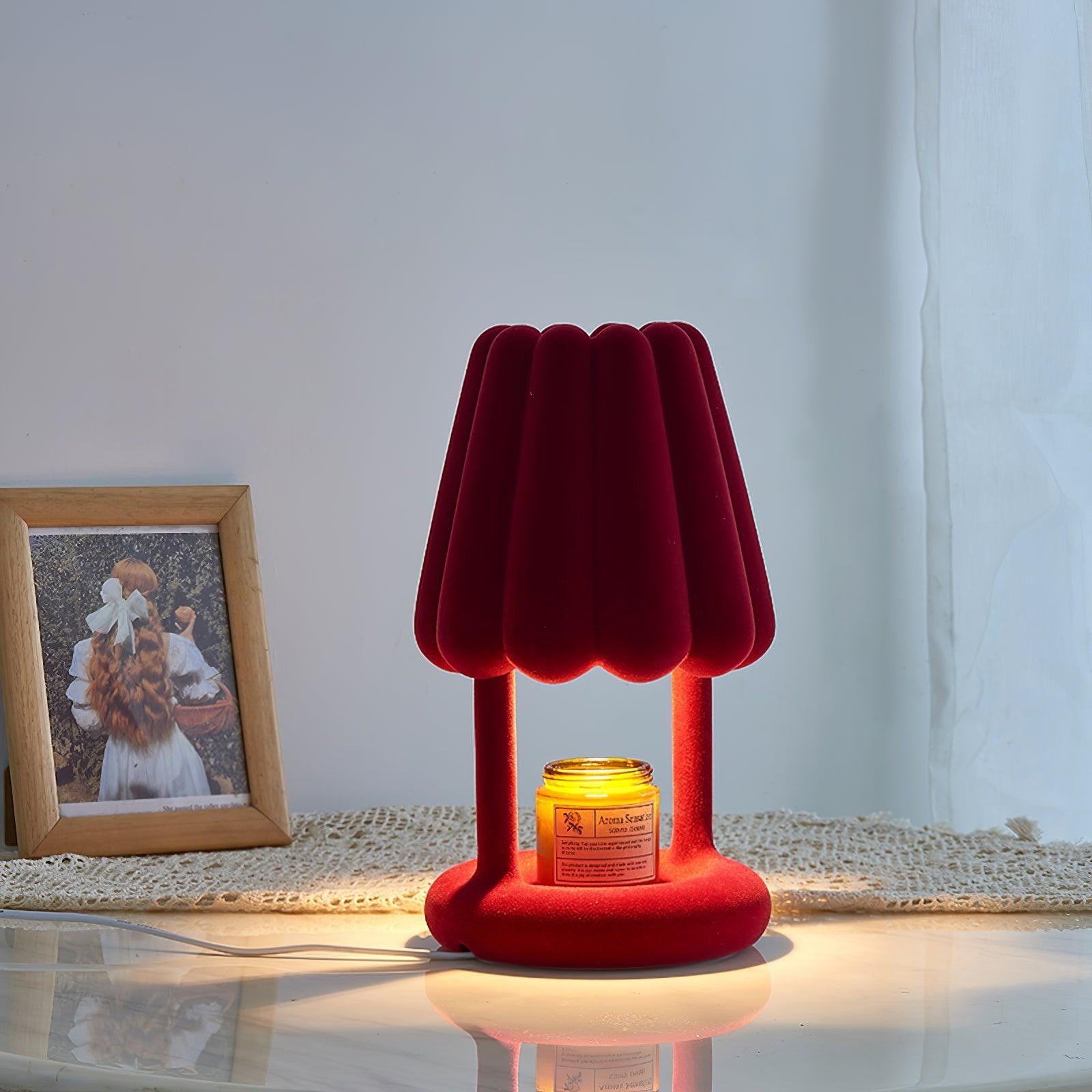 Ice Cream Flocked Resin Table Lamp K335