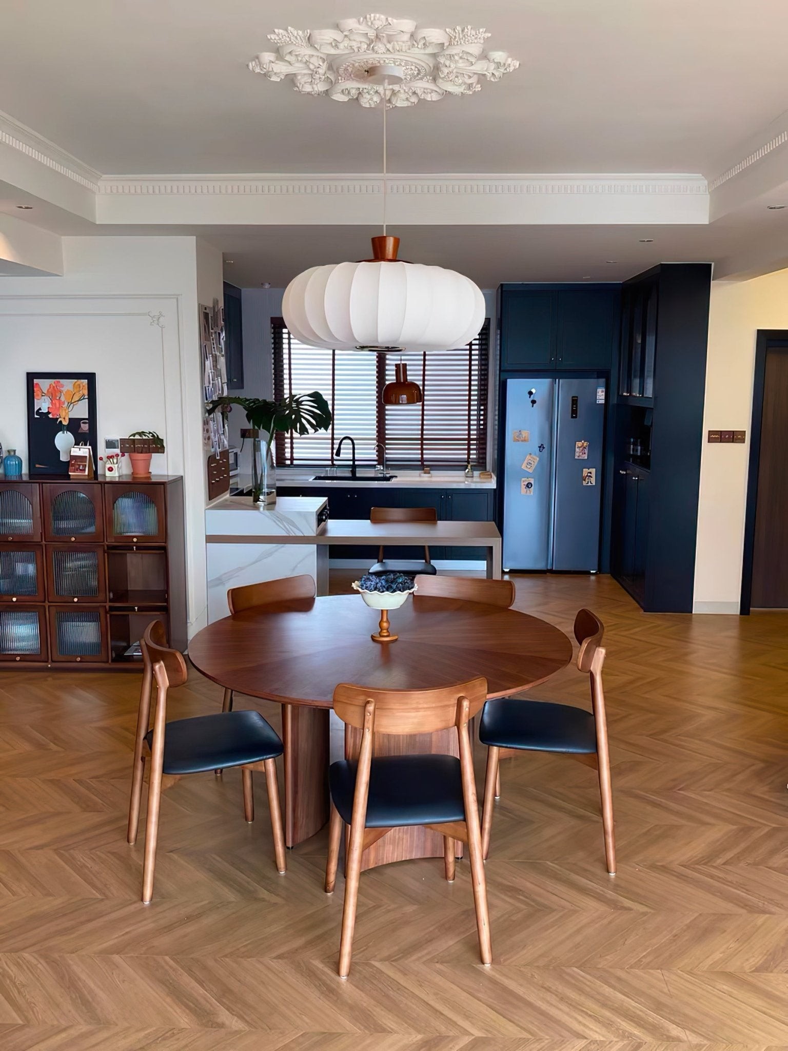 Classic Silk Lantern Pendant Light K665