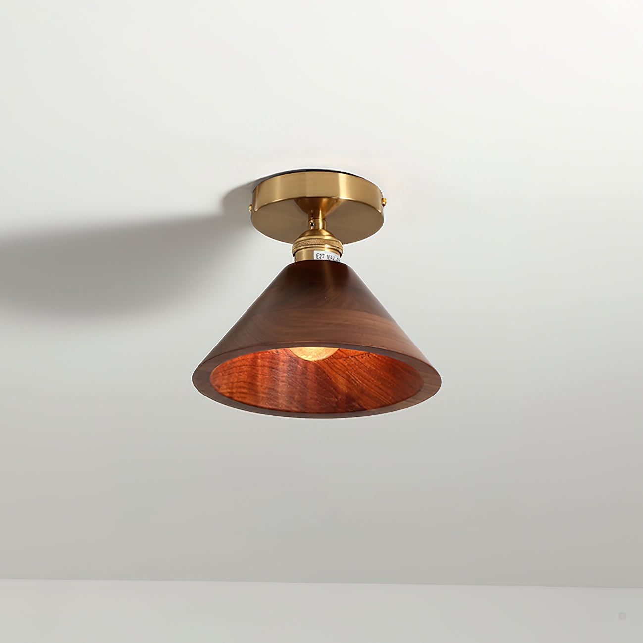 Collar Wood Ceiling Lamp D235
