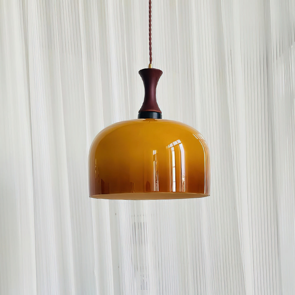 Lacey Glass Plug In Pendant Lamp D114