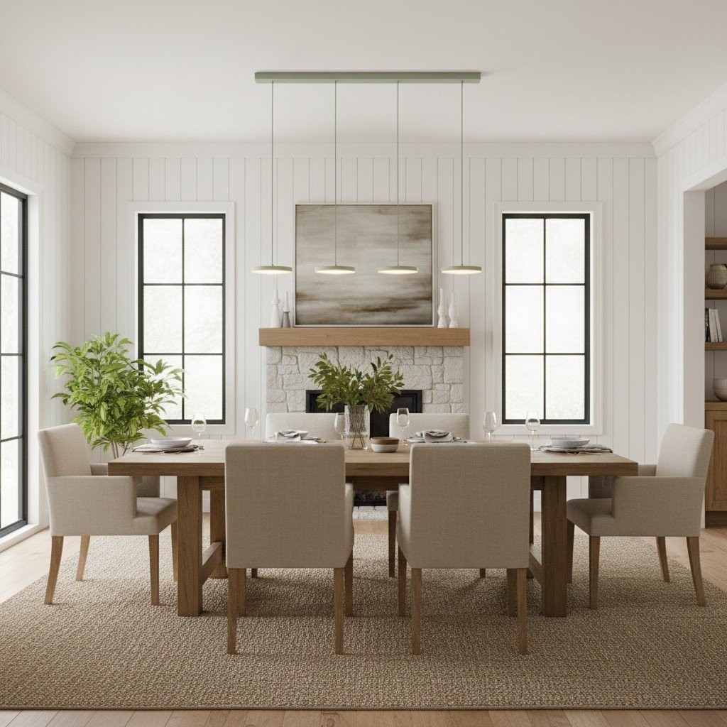 Feranox Minimal Disc Pendant - Statement Pendant Light for Dining K2217