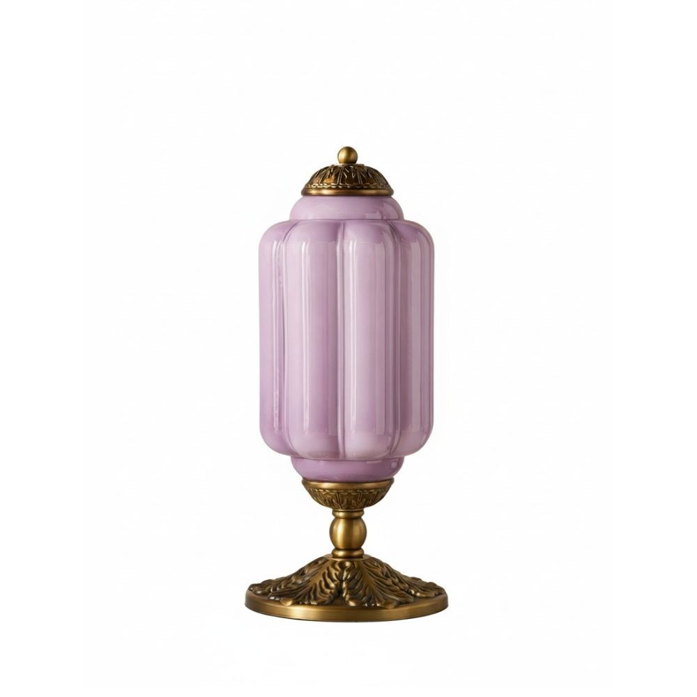 Classic Eloise Glass Table Lamp – Vintage Bedside and Ambient Lighting K885