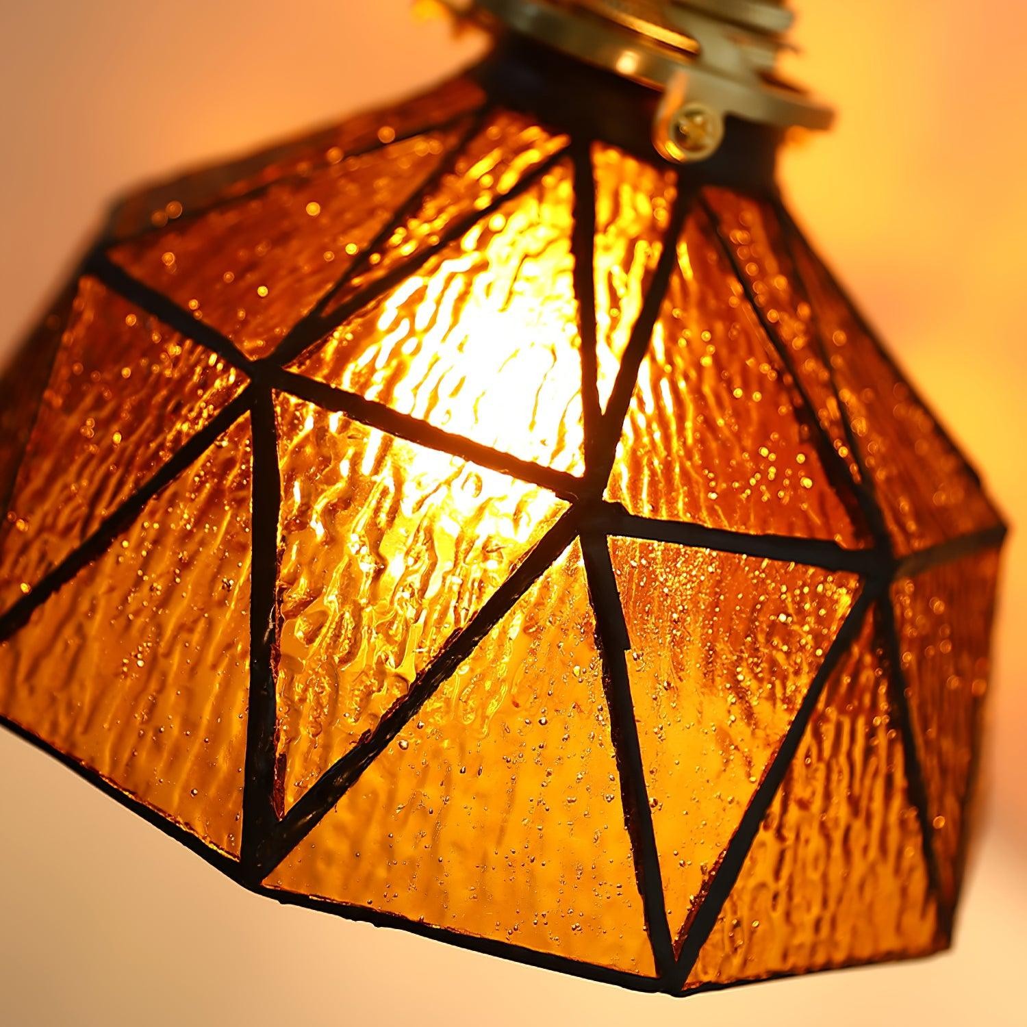 Retro Pastoral Glass Wall Lamp K626