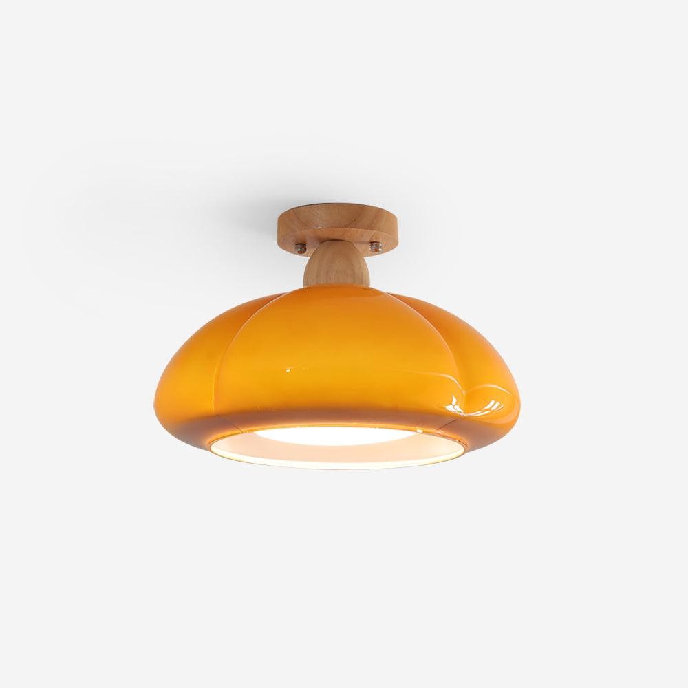 Pumpkin Glass Ceiling Light For Kitchen K320