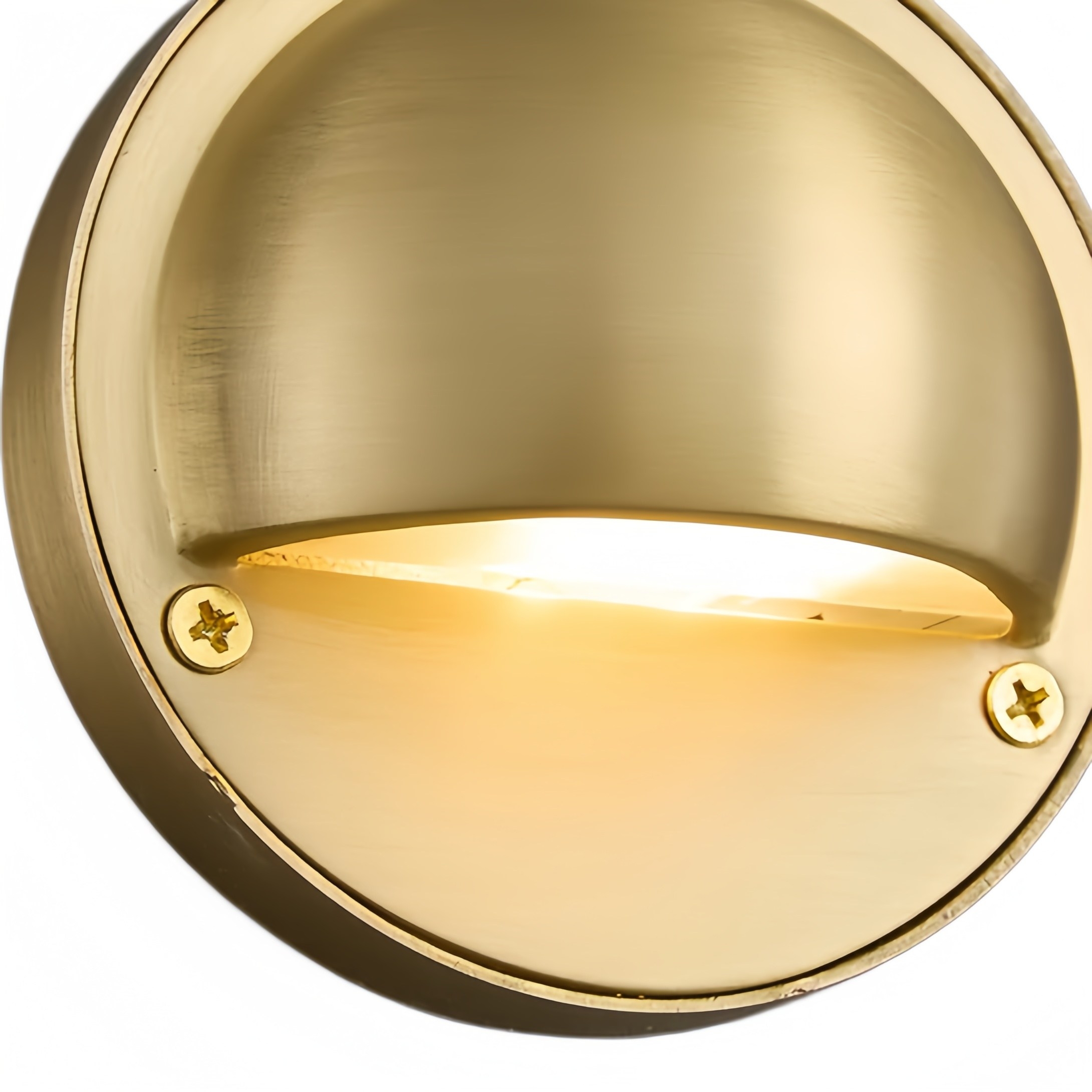 Ardelume Industrial Brass Wall Lamp - Weathered Metal Minimalist Indoor Sconce K2380