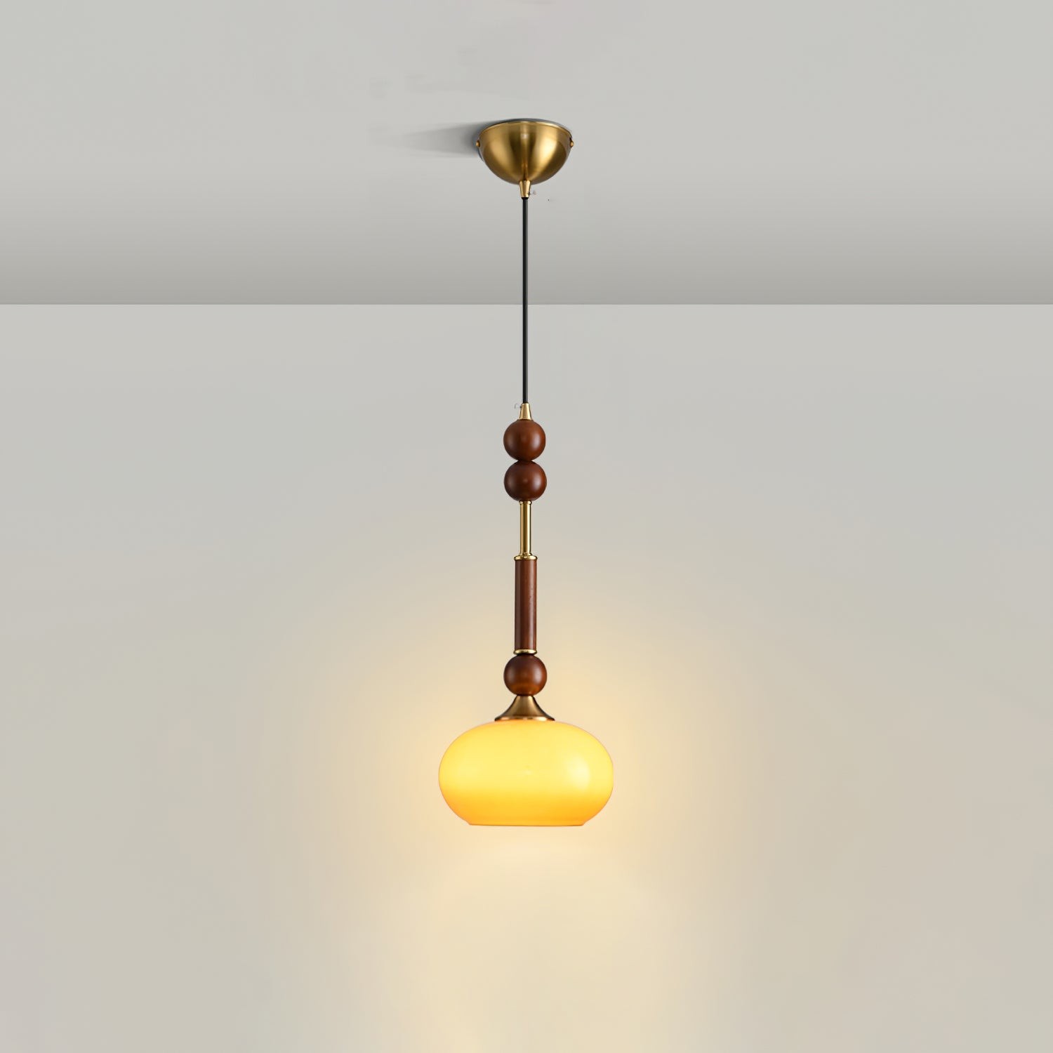 Retro Solid Wood Series Pendant Lamp K637