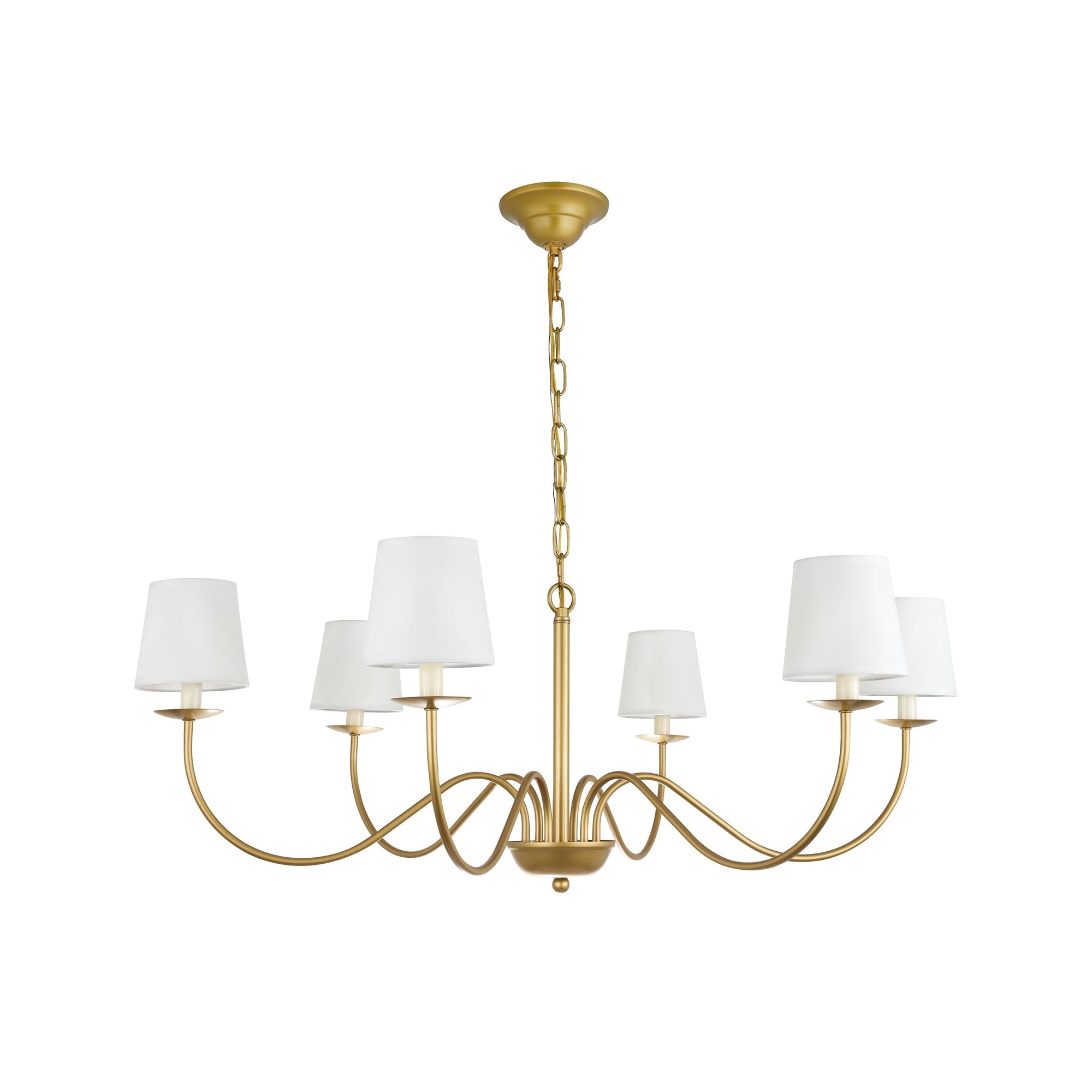 Eclipse Brass Chandelier D512