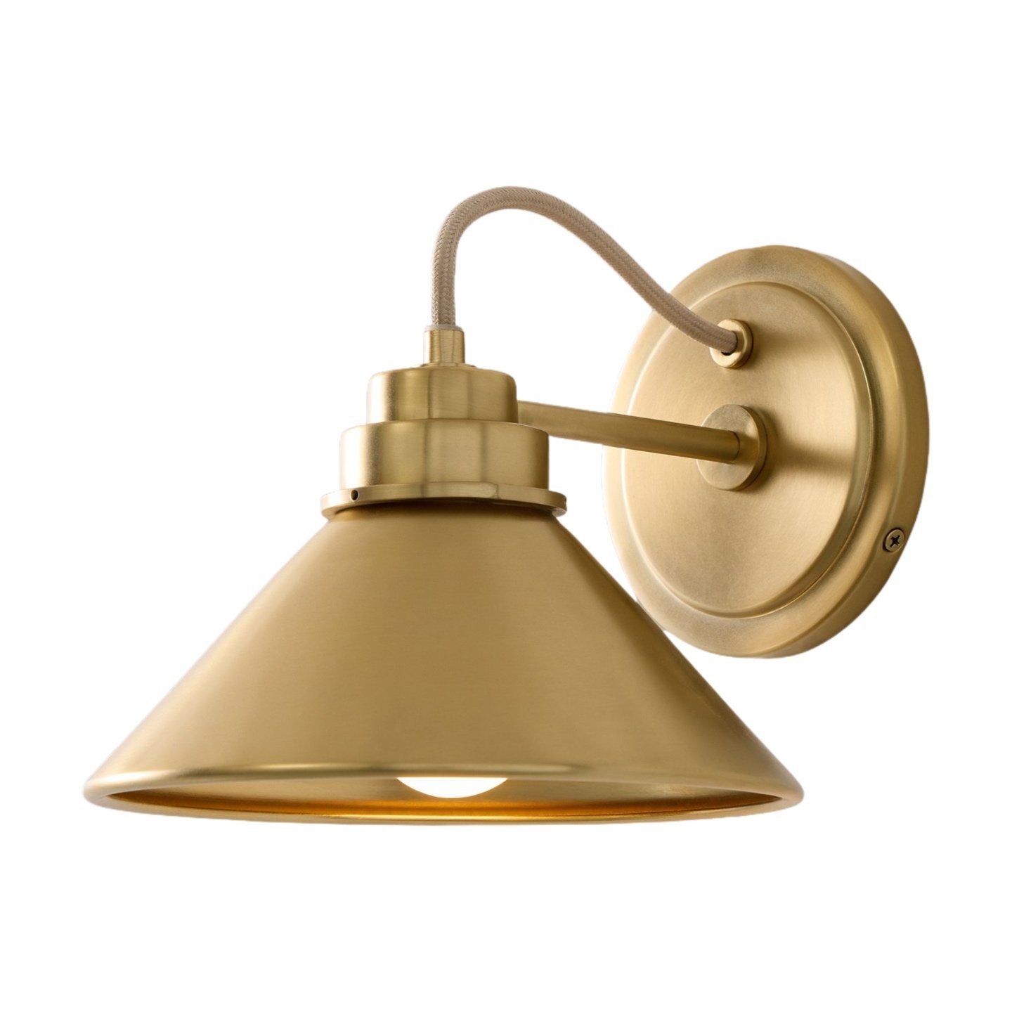Aurenza Farmhouse Wall Sconce – Metal Or Glass Lighting for Entrance or Bedroom K1140