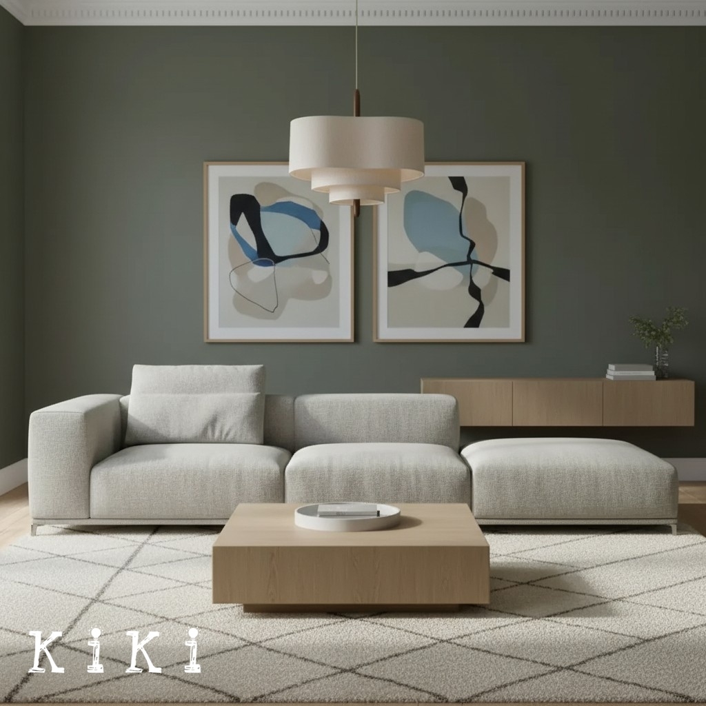 Softlume Nordic Fabric Pendant Light - Modern Classic Lamp for Dining Area and Hallway K477