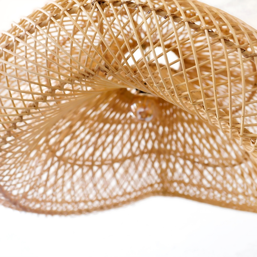 The Alluring Wabi-Sabi Rattan Essence Pendant Lamp D832