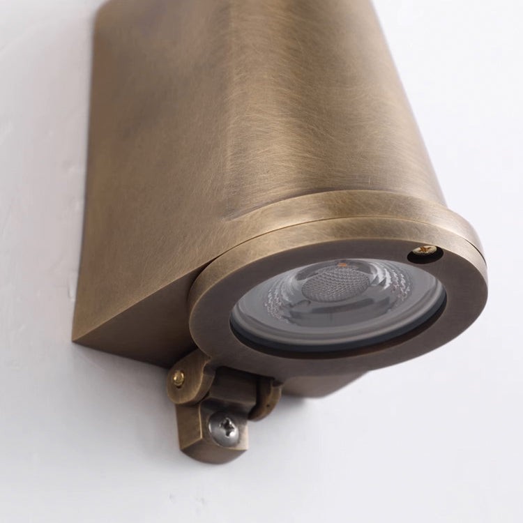 Rustic Brass Weather Proof Outdoor Wall Lamp K898