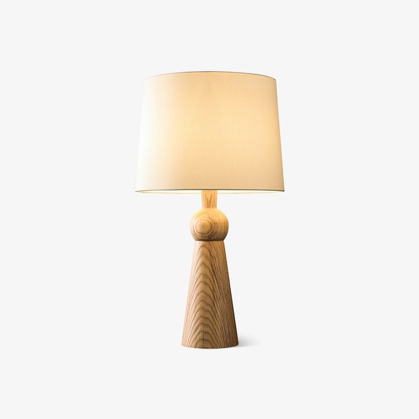 Nordic Retro Solid Wood Fabric Table Lamp K256