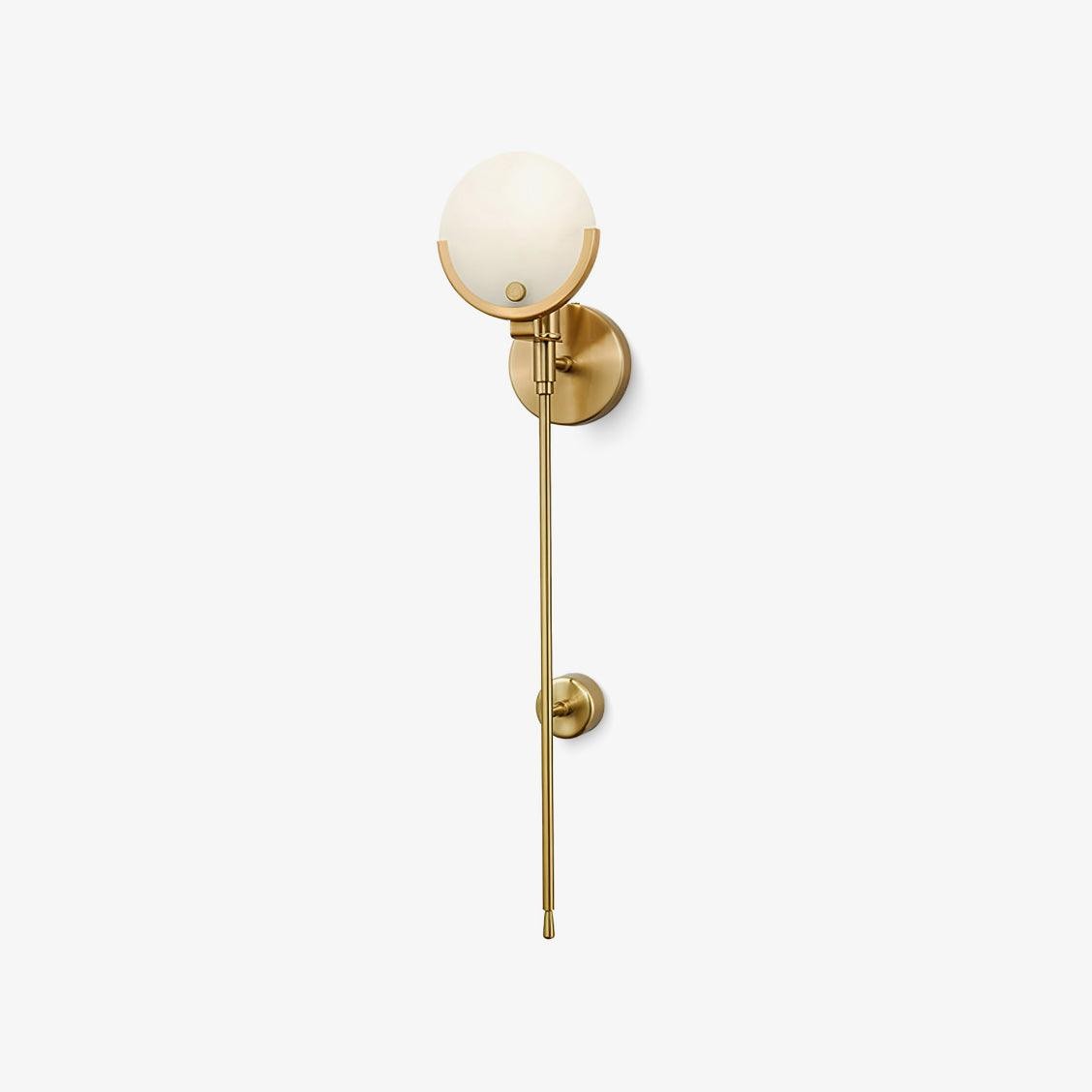 Metal Brass Spherical Bedroom Wall Lamp K247