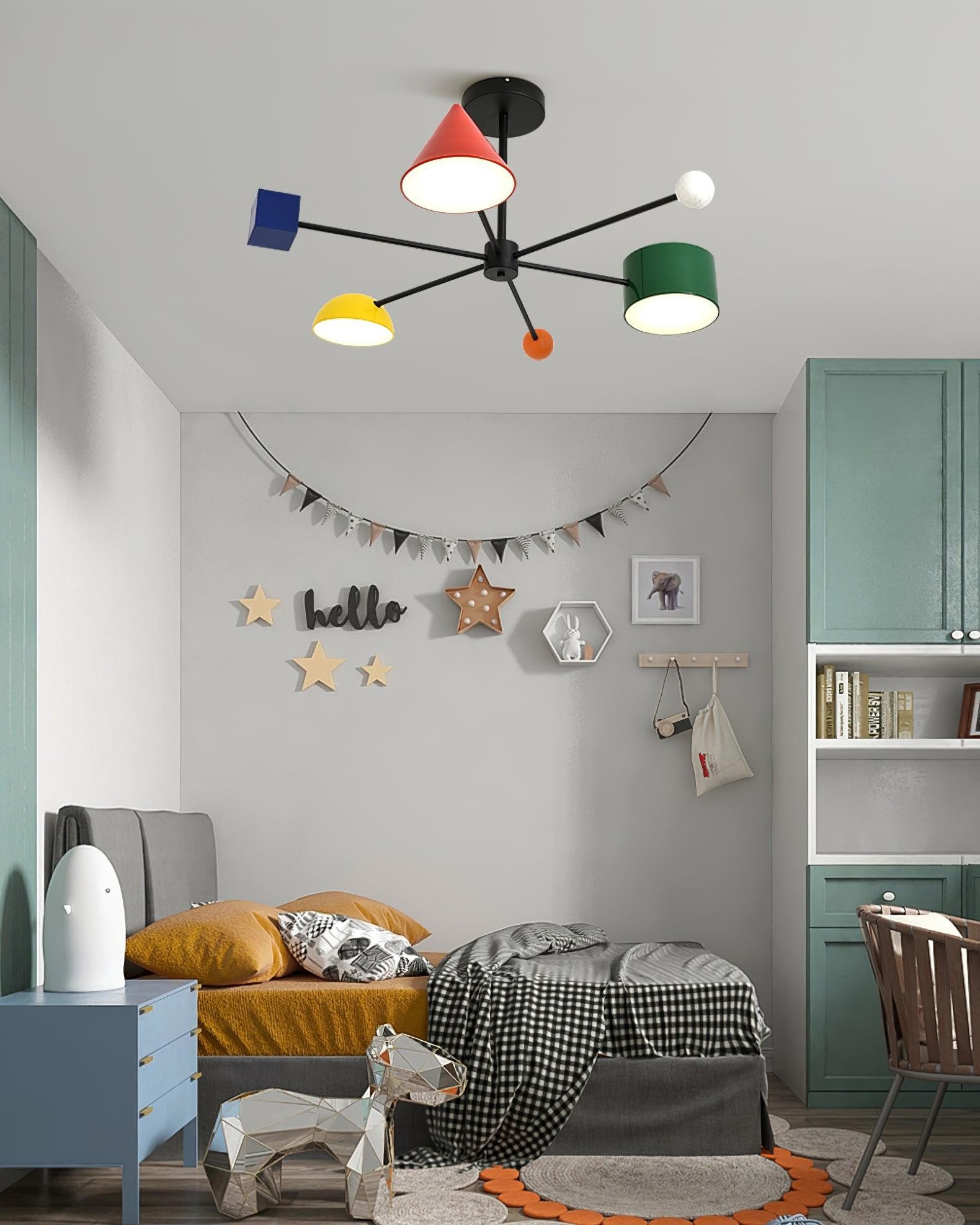 Geometric Colorful Ceiling Light K401