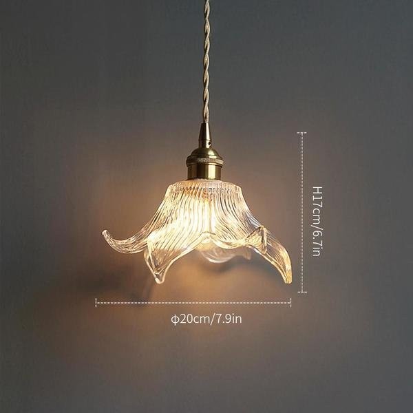 Clear glass pendant lights series