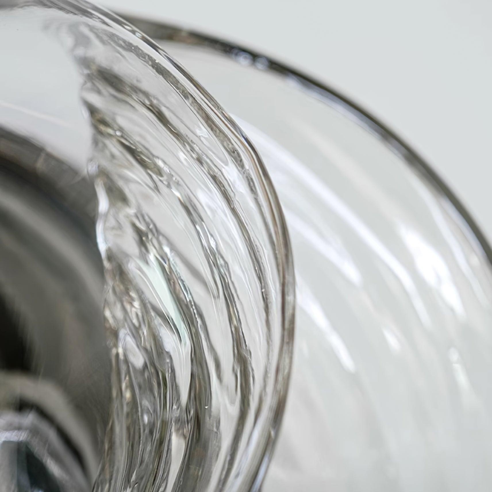 Bauhaus Stripe Glass Irregular Round Wall Light K186