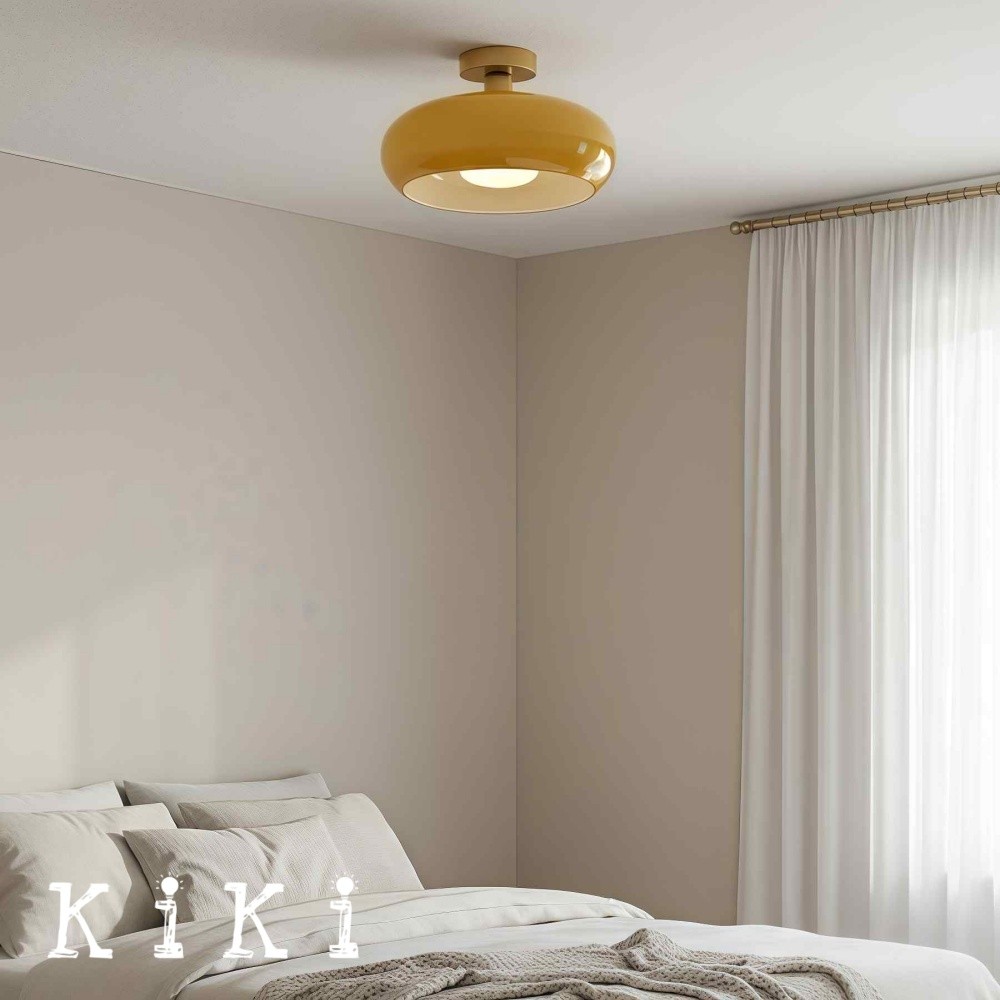 Bauhaus Style Vintage Glass Ceiling Light K72