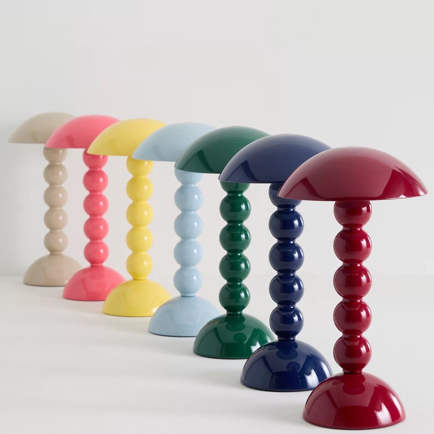 Modo LED Table Lamp - Orb-Stacked Base Mushroom Shade Perfect for Living Room or Bedroom K1669