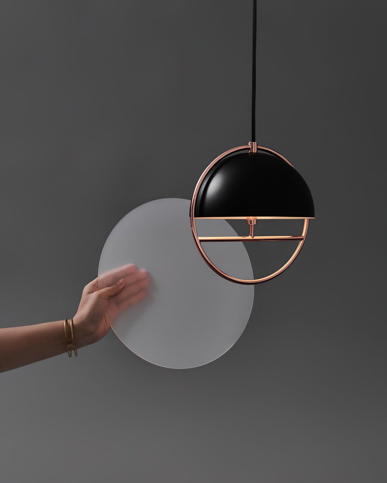 Nordic Hemispherical Ring Metal Pendant Lamp K426