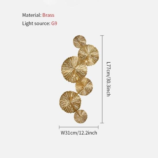 Lotus Leaf Wall Sconce