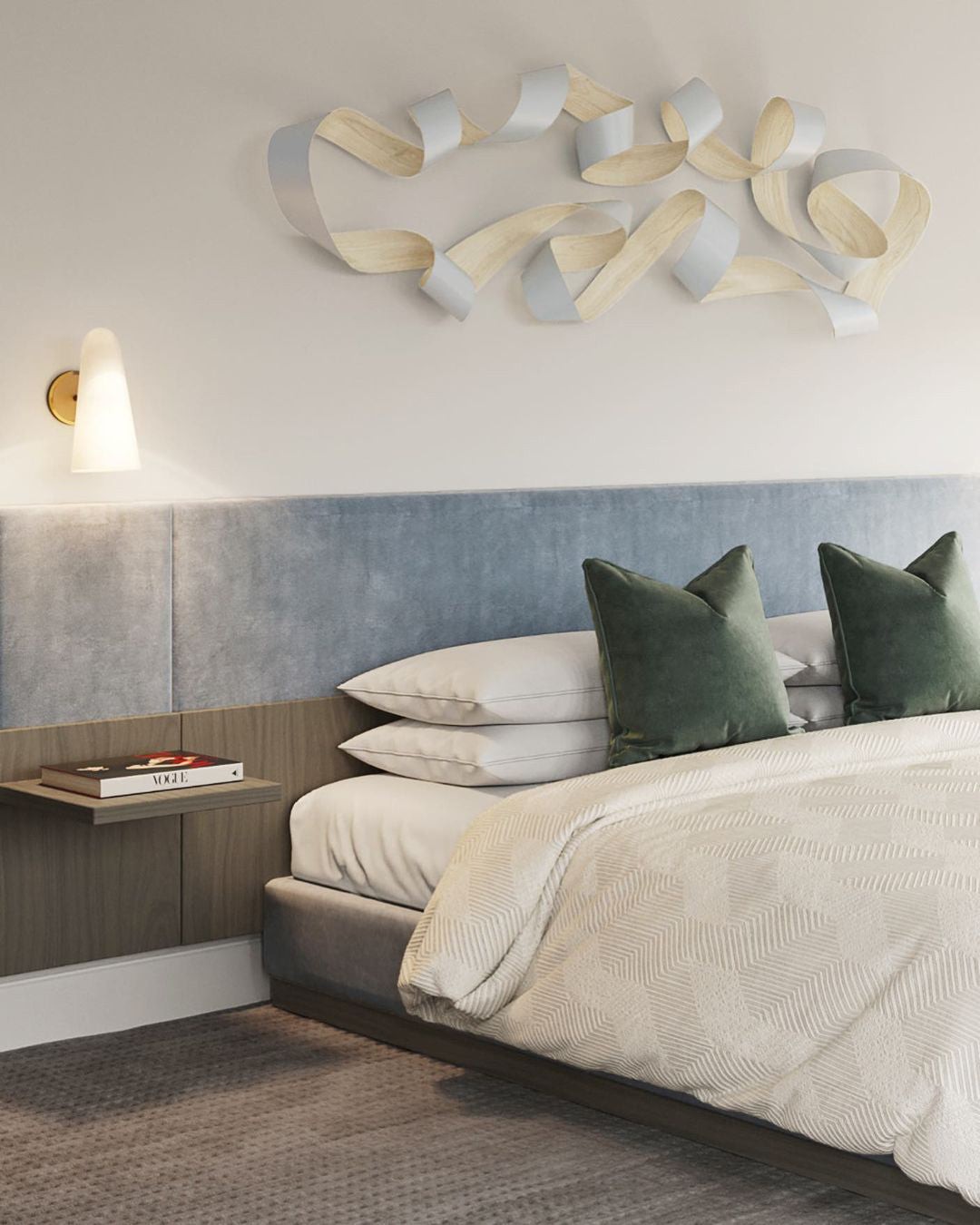 Nordic Simple Light Luxury Brass Wall Lamp K526