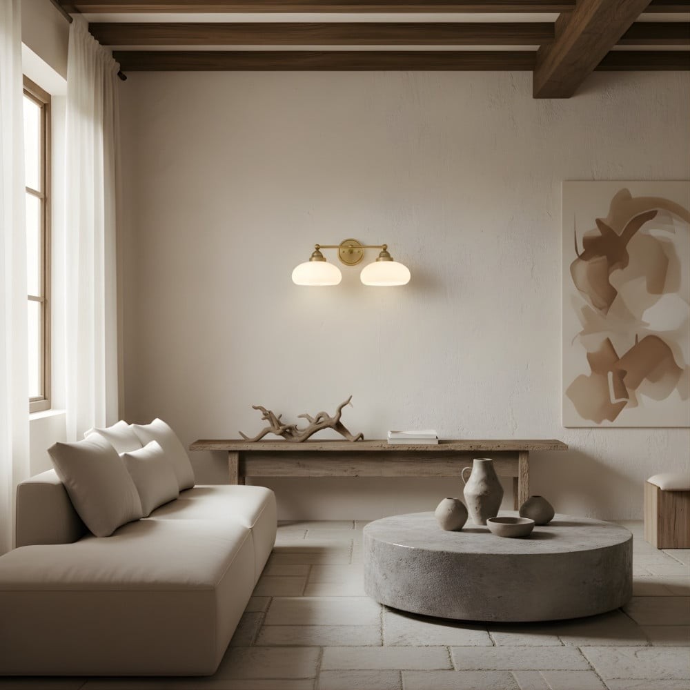 Riven Timeless Glass Wall Lamp - Retro Industrial Sconce for Hallway K2035