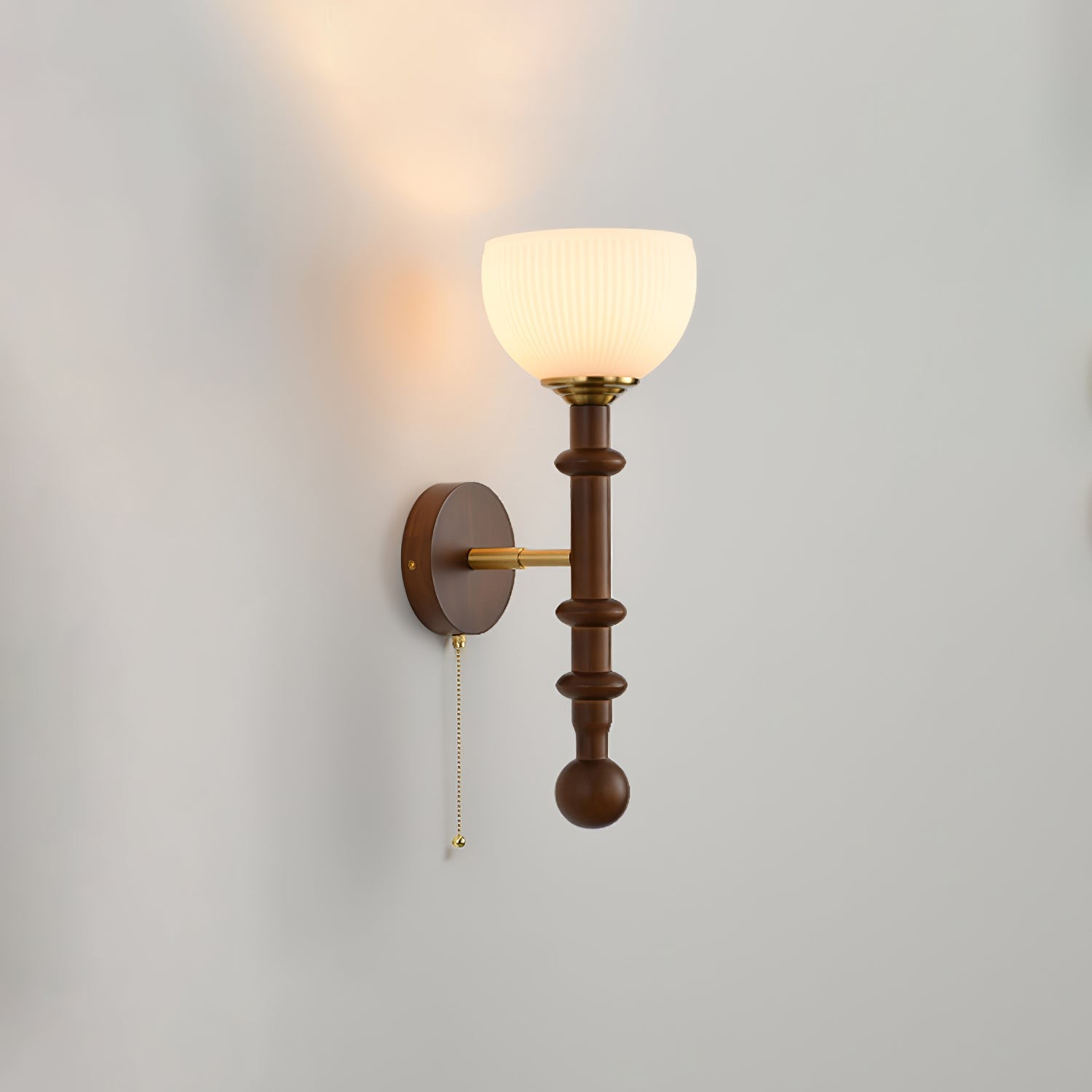 Retro Solid Wood Series Wall Lamp K638