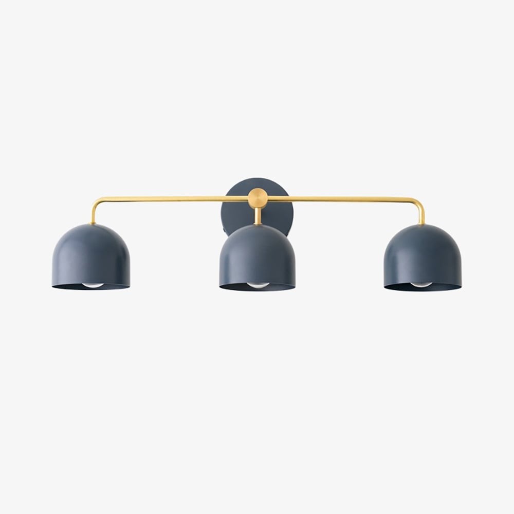 Metio Dome Farmhouse Vanity Wall Lamp - Colorful Dome Wall Sconce for Dressing Room K1596
