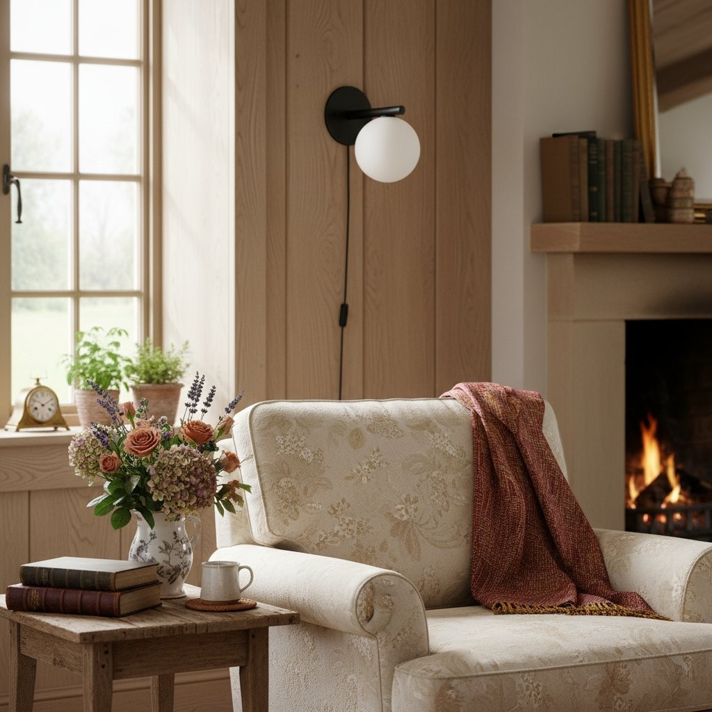 Glorica Glass Wall Sconce - Frosted Globe Light K1142