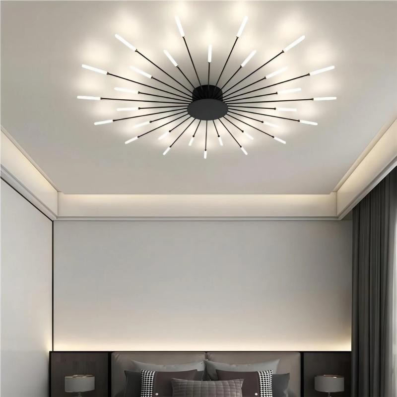 Modern Sputnik Fireworks Flush Mount Ceiling Light K27