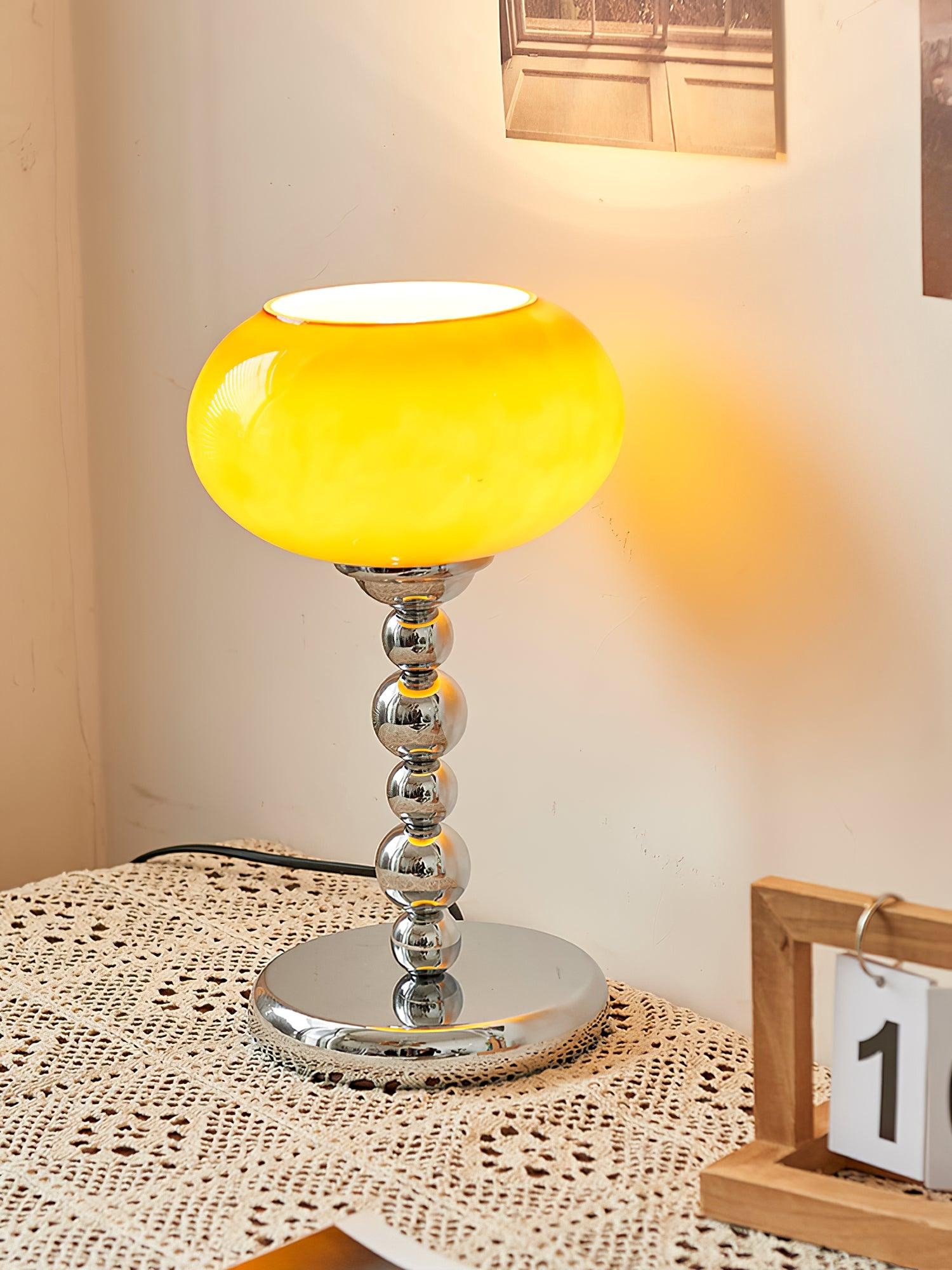 Oval Persimmon Table Light K564