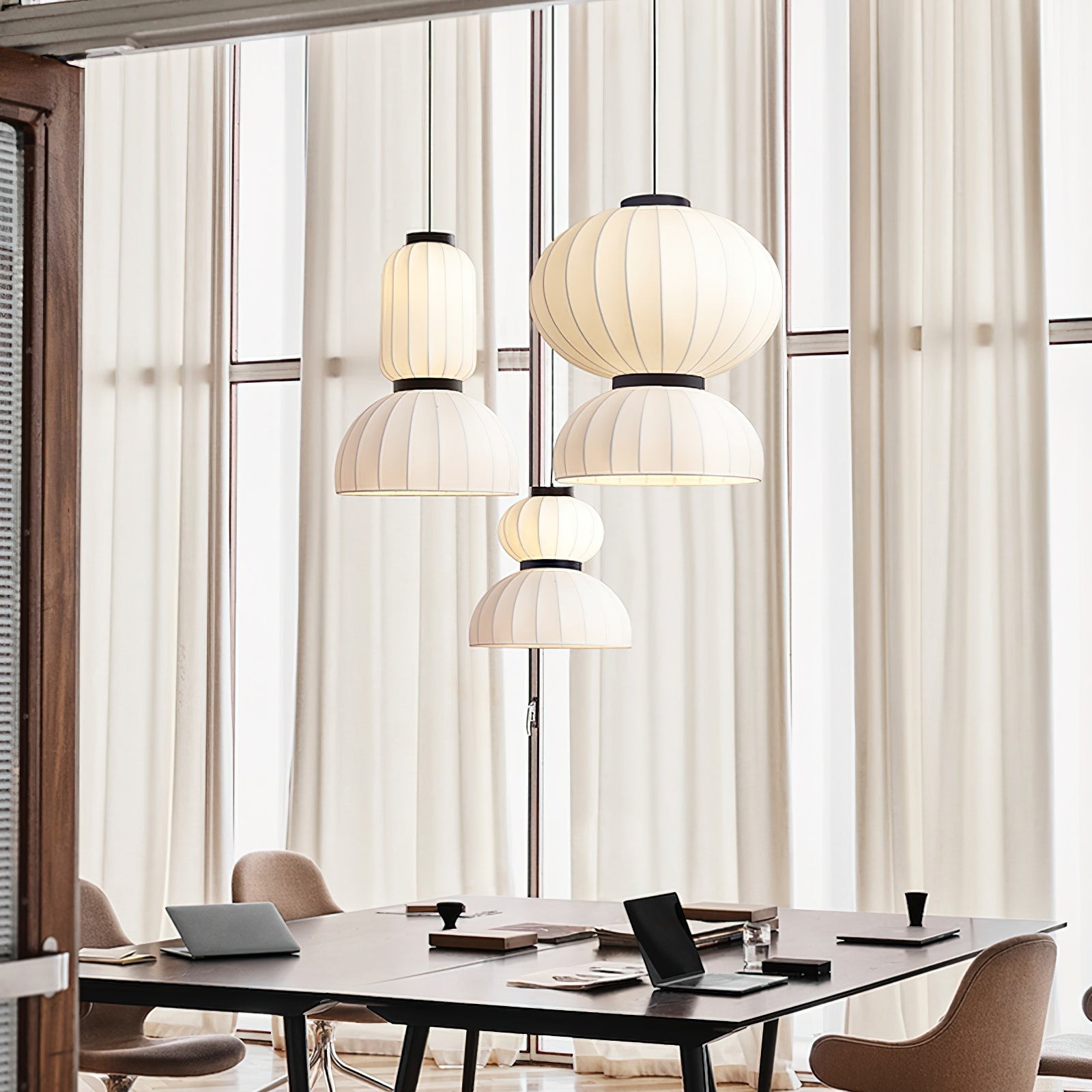 Mulberry Silk Lantern Pendant Light K532