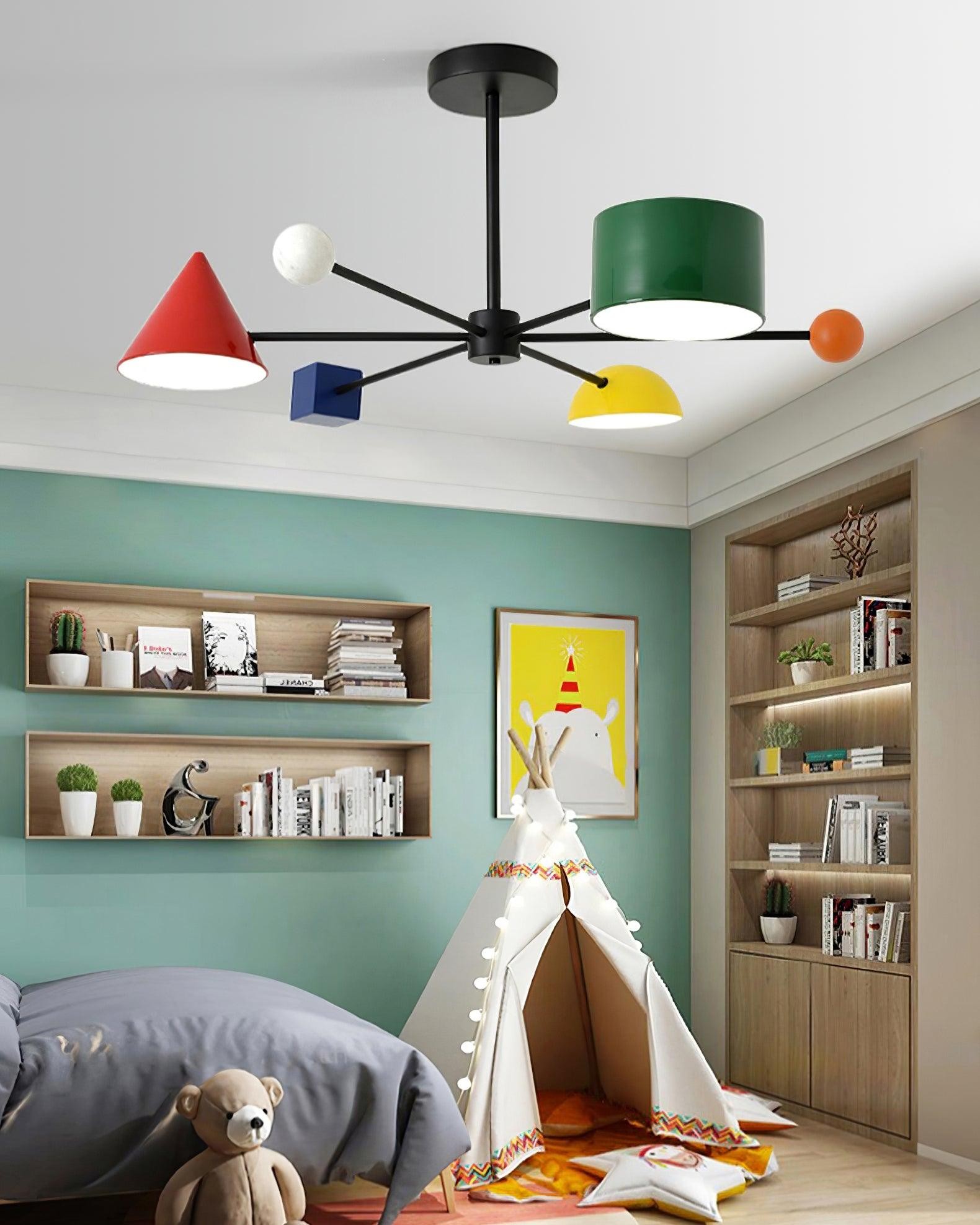Geometric Colorful Ceiling Light K401