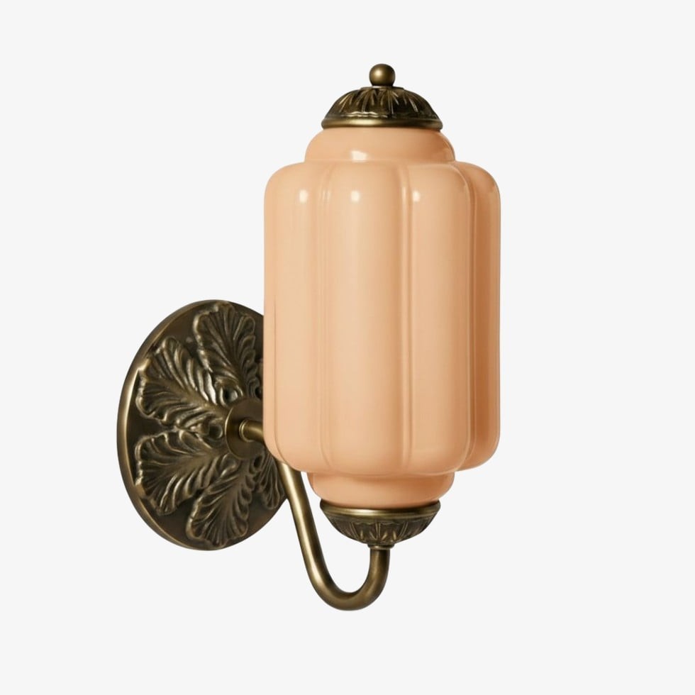Eloise Elegant Vintage Glass Wall Sconce - Lighting for Bedroom Vanity K1150