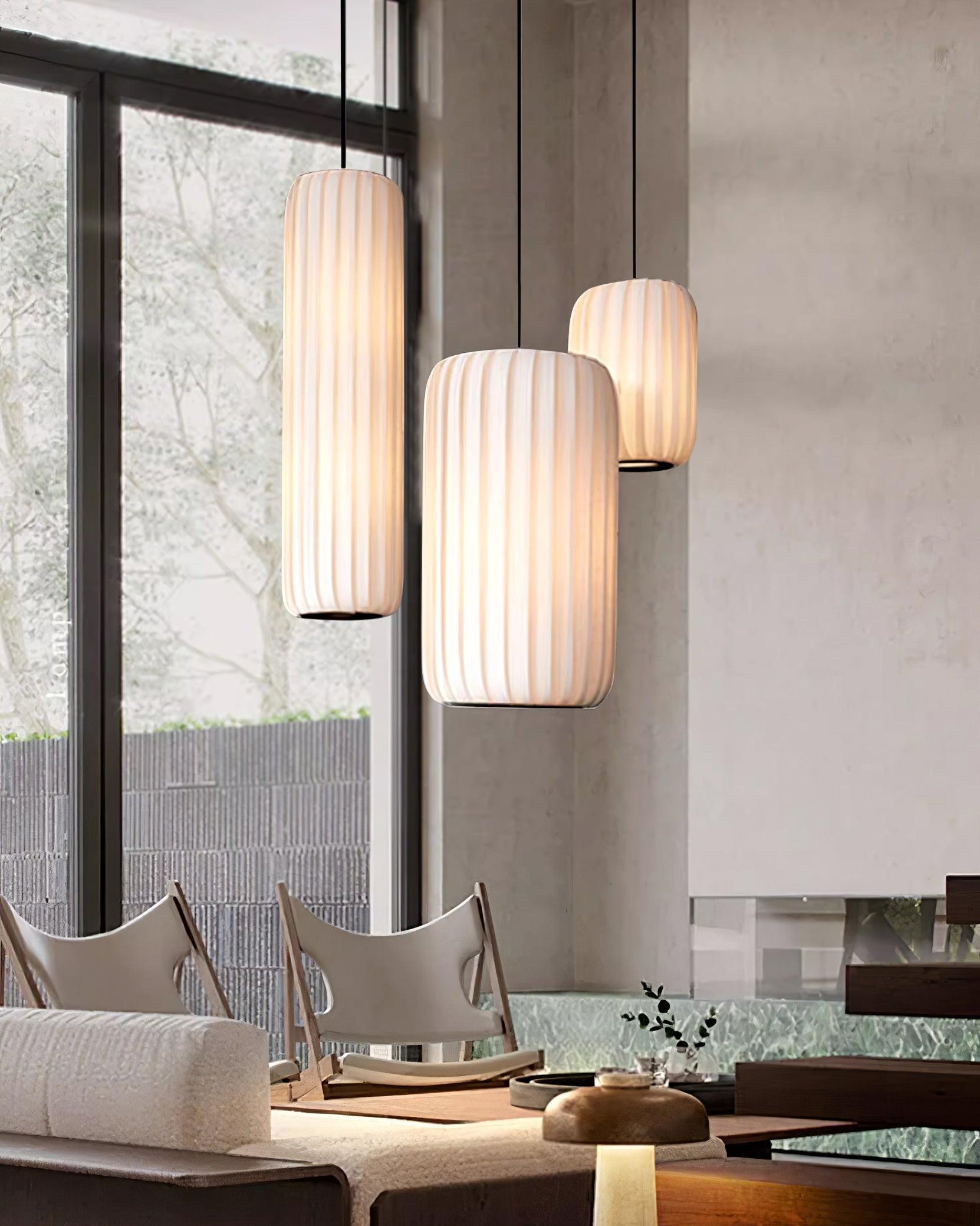 Scandinavian Minimalist Fabric Pendant Lamp K643