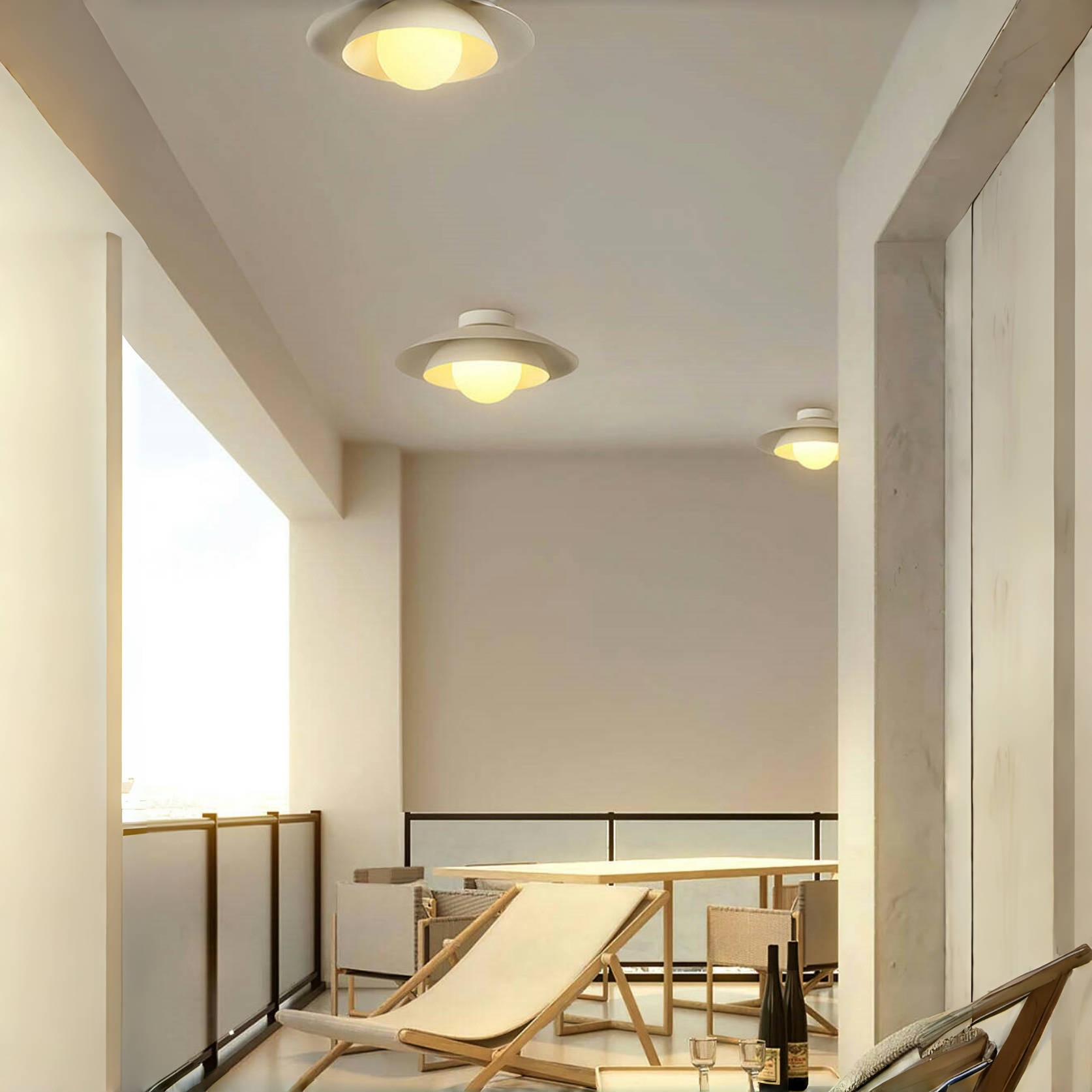 Nordic Multilayer Flying Disc Ceiling Lamp K783