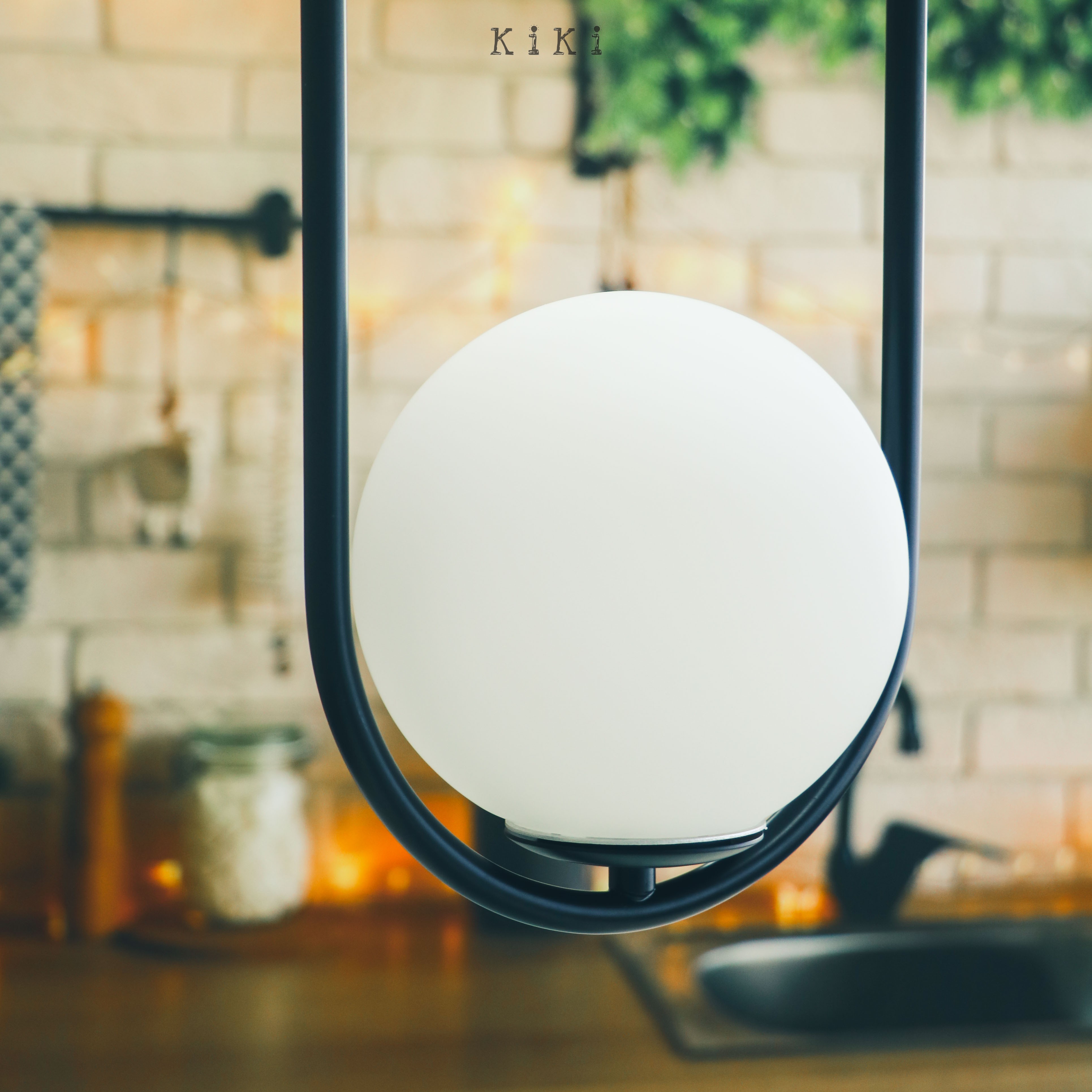 Minimalist Mila Pendant Lamp - Oval Hanging Light for Bedroom Bedside