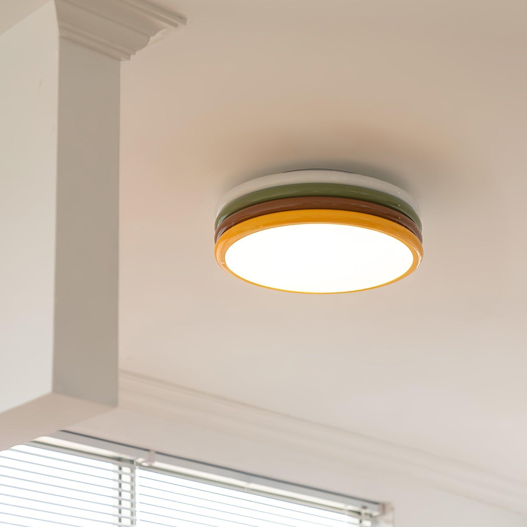 Scandinavian Simple Colorful Acrylic Ceiling Lamp For Bedroom K326