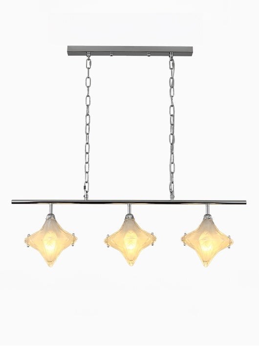 Art Deco Star Linear Pendant Light - Elegant Lighting for Kitchen Island  - Astris Cassiopeia K1577