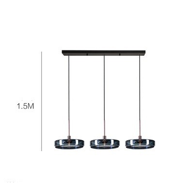 Dark Blue Glass Pendant Lamp