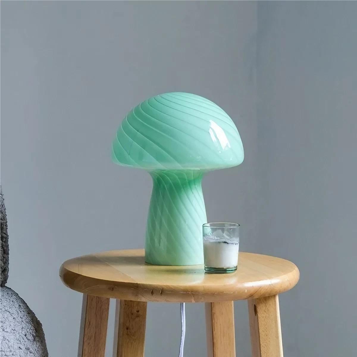 Modern Design Stained Glass Mushroom Lamp K51