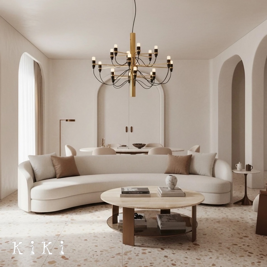 Modern 2097 Chandelier - Elegant Statement Lighting for Dining Areas