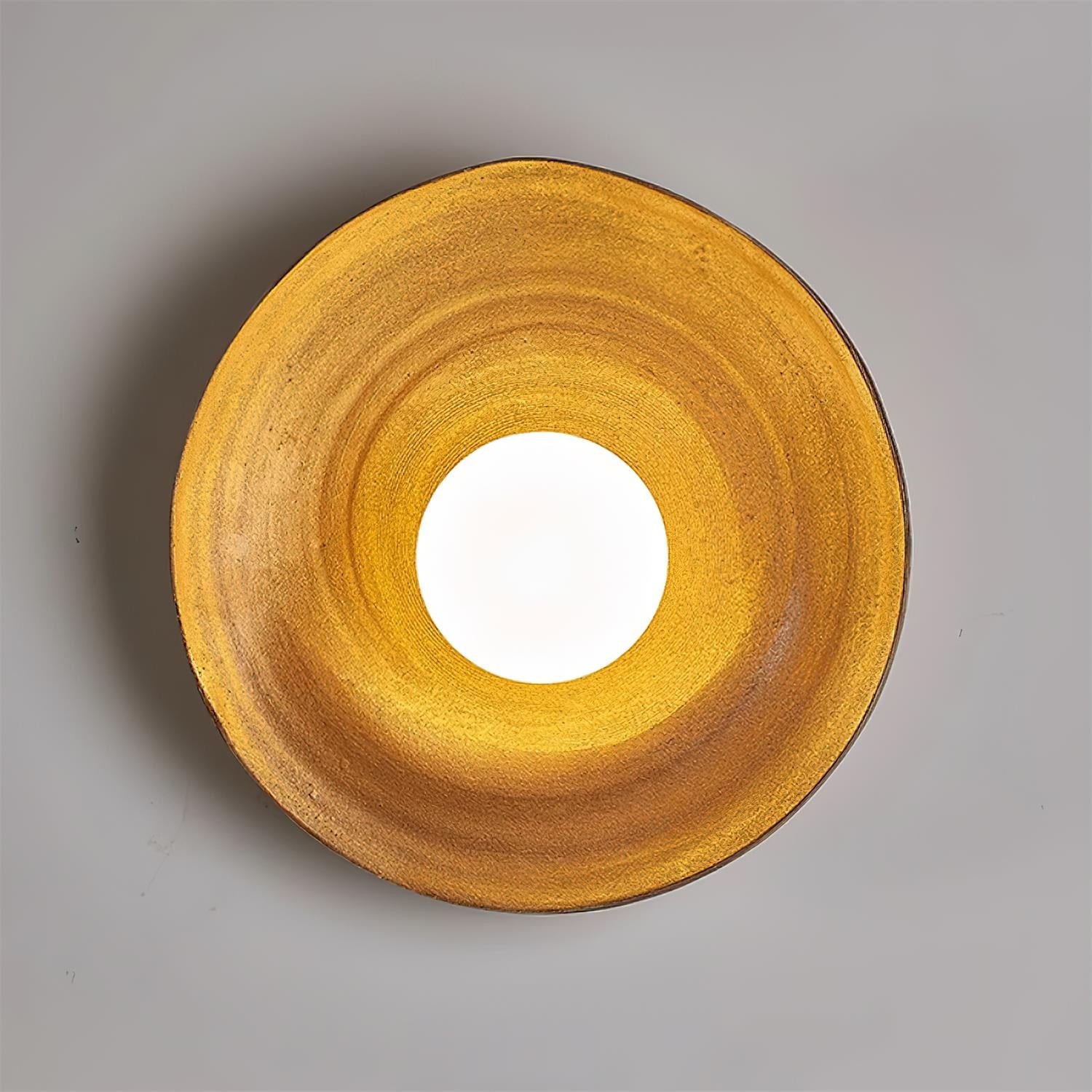 Retro Irregular Round Wall Lamp K649