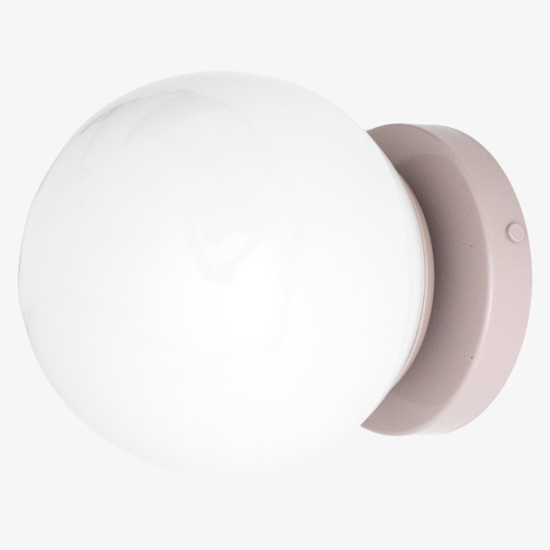 Glorica Modern Glass Globe Wall Sconce – Multi-Color Finish For Living Room & Bedroom K1516