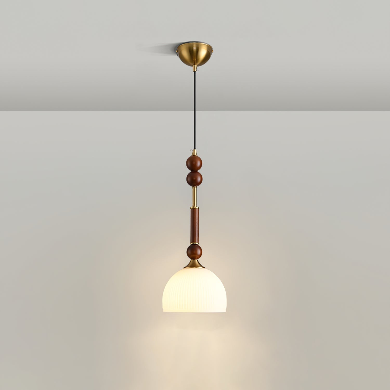 Retro Solid Wood Series Pendant Lamp K637