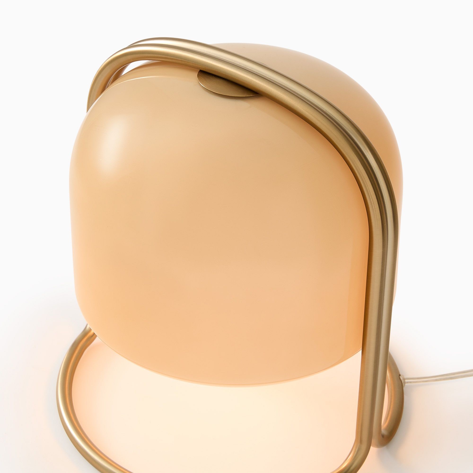 Nera Atmospheric Glass Metal Table Lamp - Retro Inspired Lamp for Bedroom and Living Room K2188