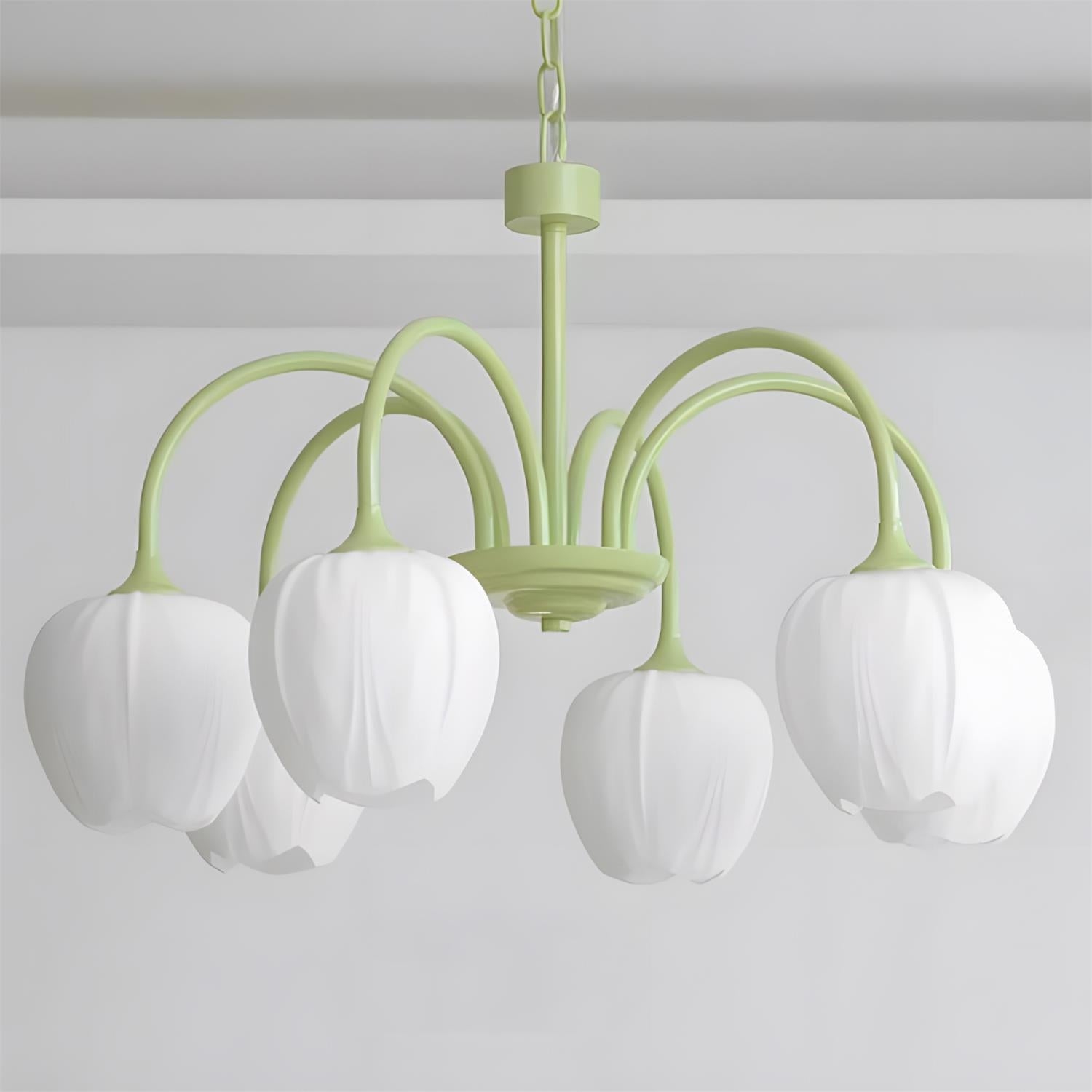 Tulip Matcha Chandelier D364